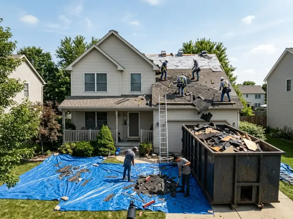 roof-replacement-debris-remova-004 — frequently asked questions, Cheapest Dumpster Rentals in Green Oaks, IL